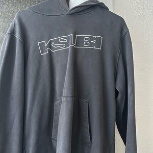 Ksubi Men's Dark Grey Hoodie Sweatshirt